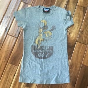 Women’s Distressed Broncos Tee